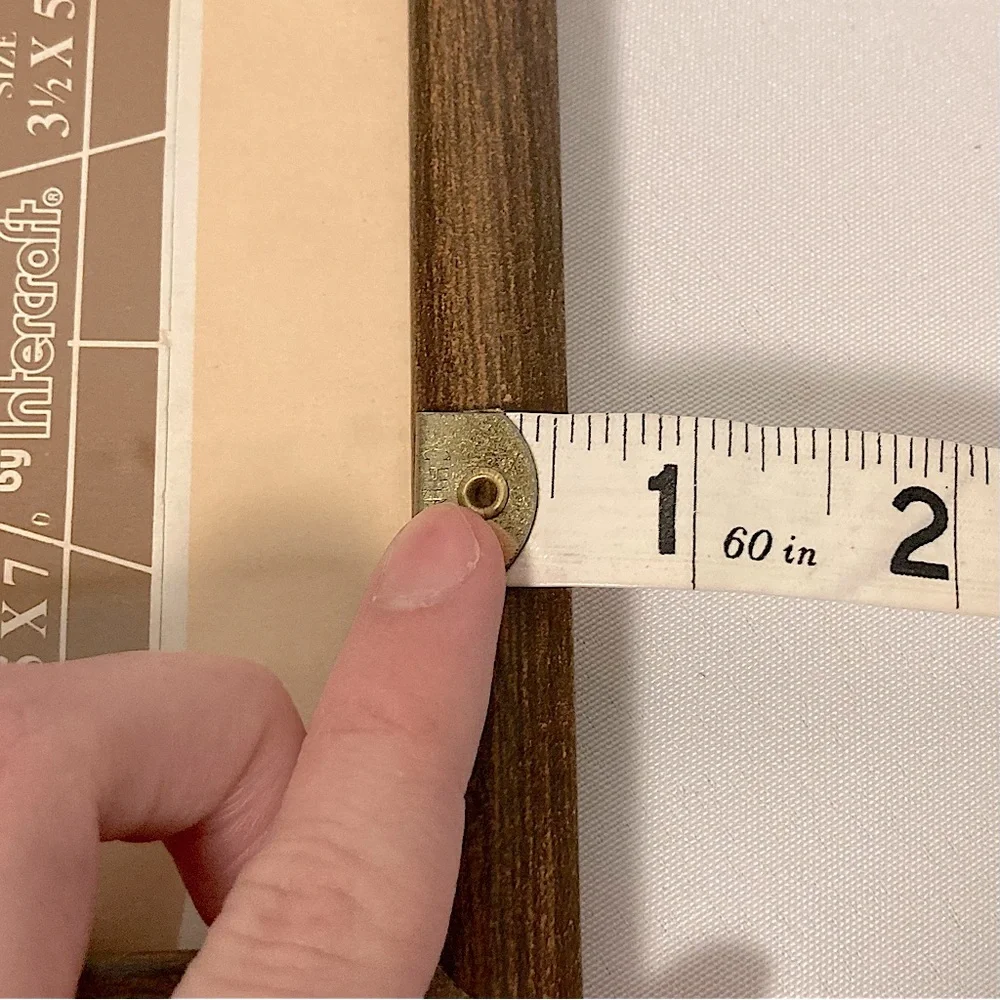 ⭐️ 5” x 7” Wooden Picture Frame Hangable All Purpose All Wood